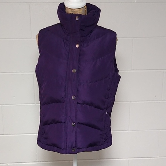 KENNETH COLE REACTION DOWN FILLED, PUFFER VEST, ZIP & SNAP, 2 ZIPPER POCKETS - Picture 1 of 8
